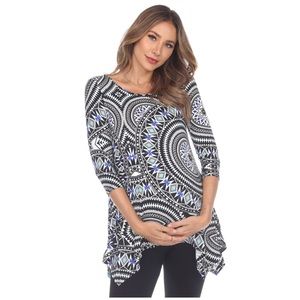 NEW with tags!  Maternity Geometric Tunic, Size Medium.